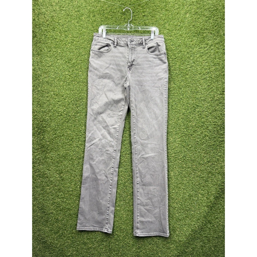 American Eagle Slim Jeans Mens 32x36 Gray Extreme Flex Faded Denim Pants